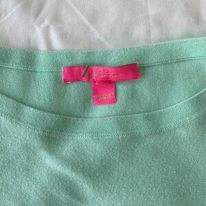 Lilly Pulitzer seafoam green sweater in size L